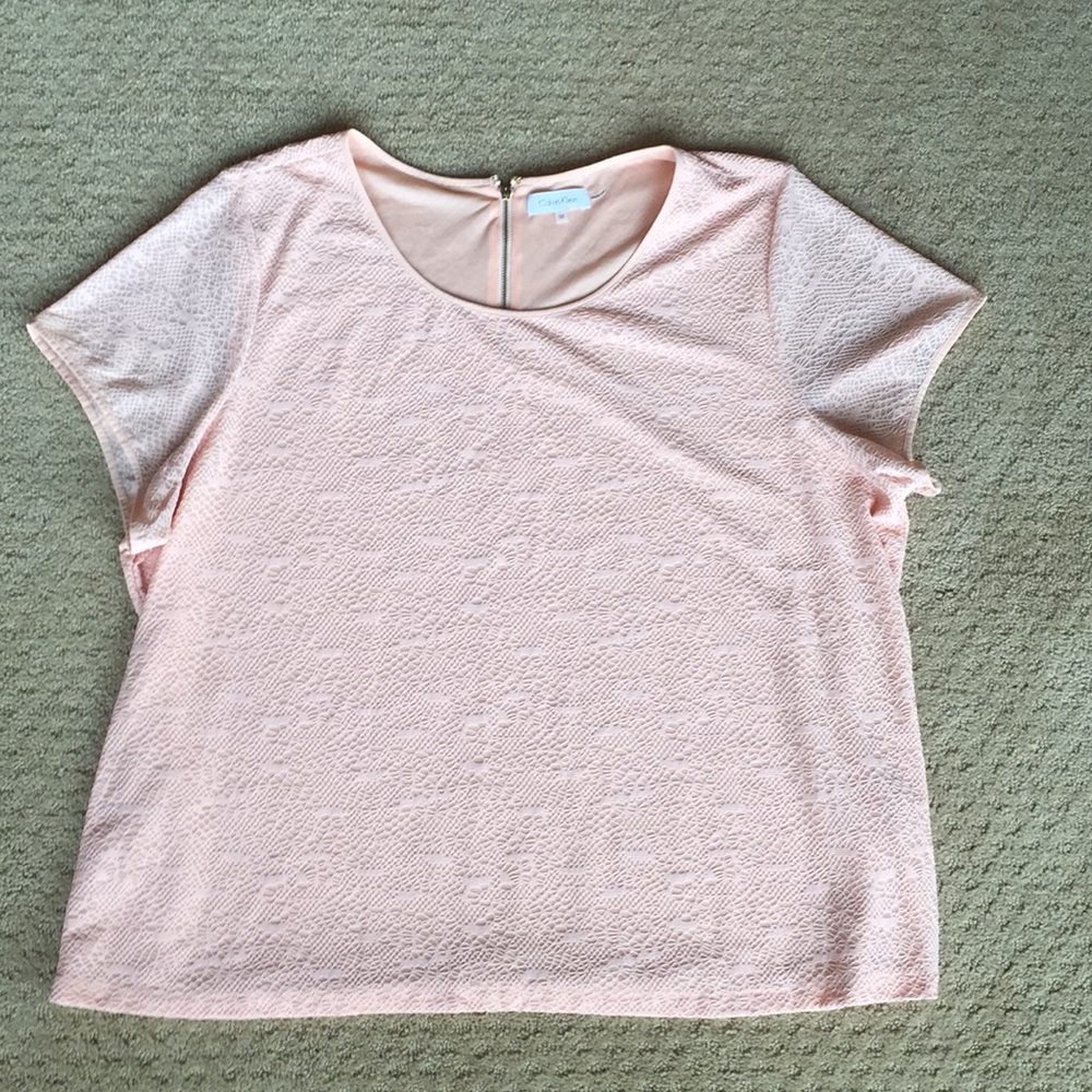 New Calvin Klein Short Sleeve Top 3X